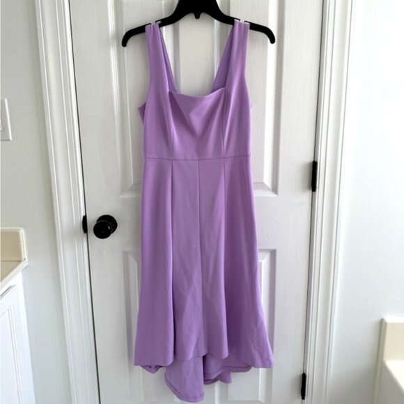Donna Morgan Square Cut Maxi Lavender Women's Dress